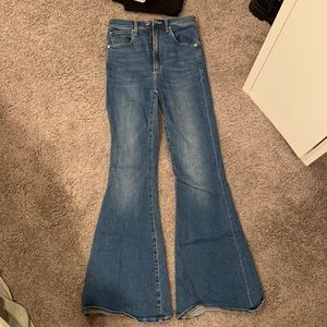 Abercrombie ultra high rise jeans flare
